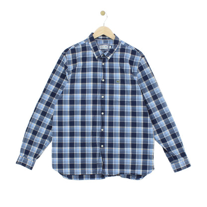 Mens Plaid Shirt Long Sleeve Button Up