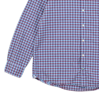 Mens Check Shirt Long Sleeve