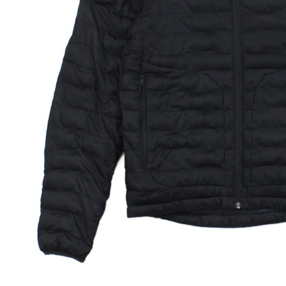 Mens Quilted Jacket Hooded Full Zip
