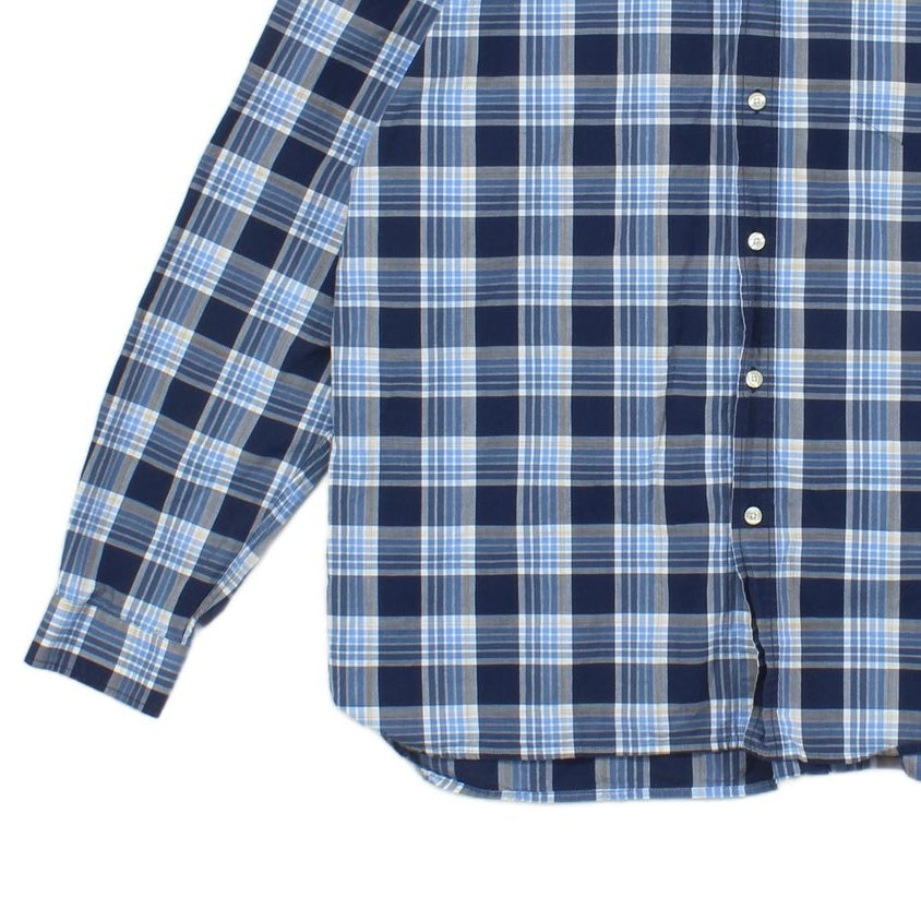 Mens Plaid Shirt Long Sleeve Button Up