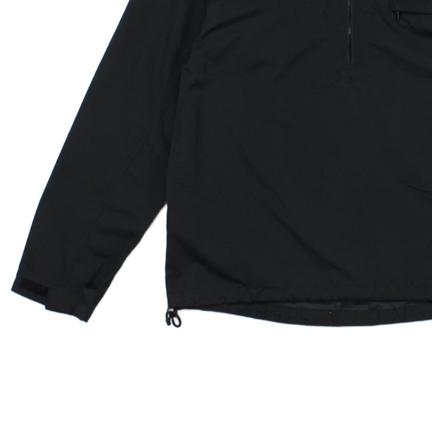 Mens Windproof Jacket 1/4 Zip Hooded Outdoor