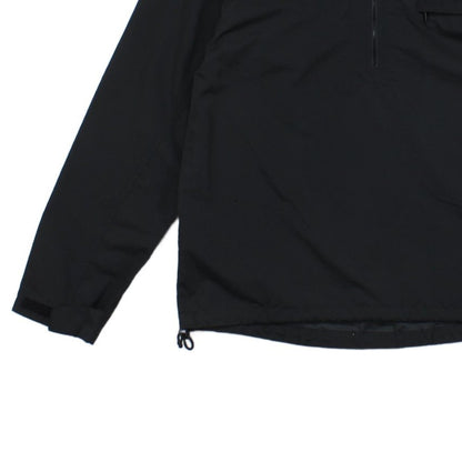 Mens Windproof Jacket 1/4 Zip Hooded Outdoor