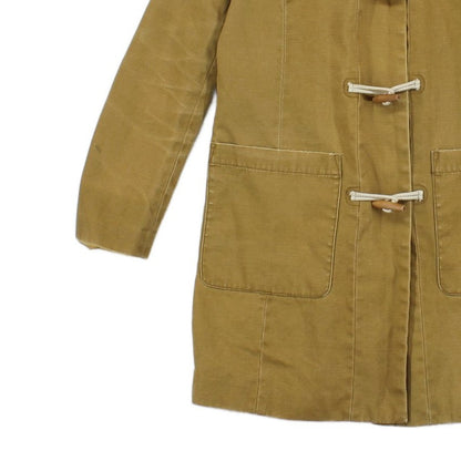 Womens Overcoat Toggle Cotton
