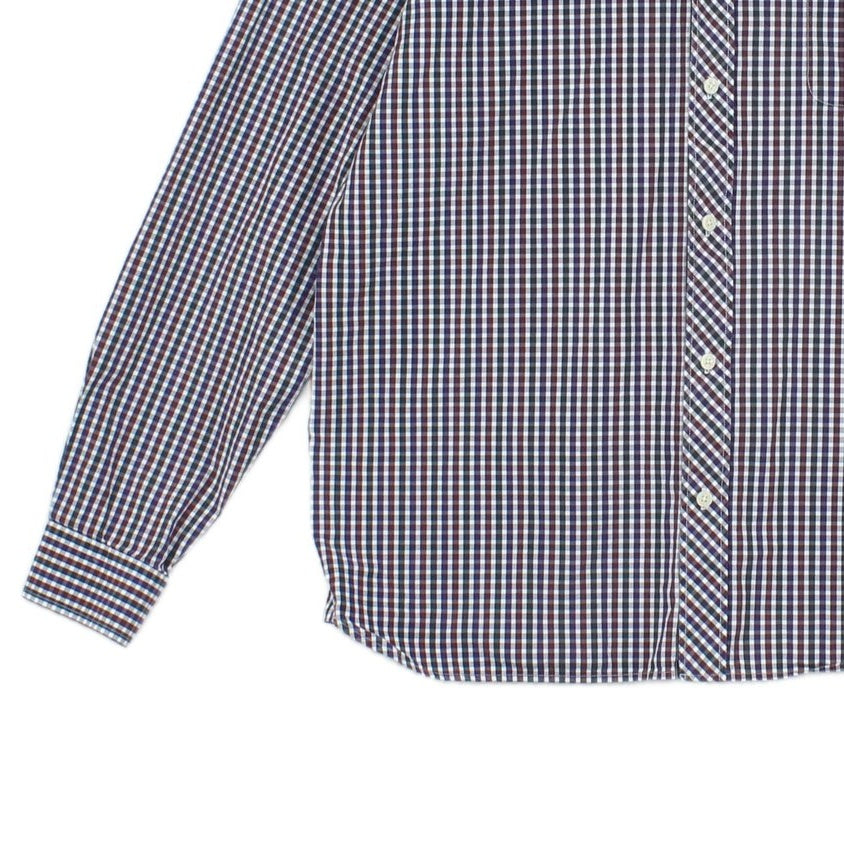 Mens Plaid Shirt Button Up