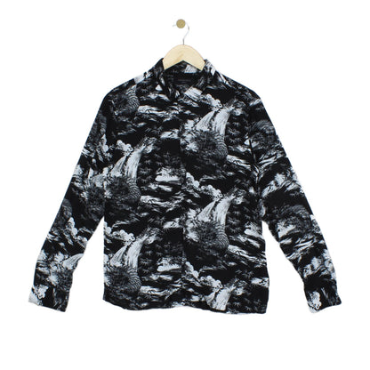 Mens Viscose Shirt Casual Print Patterned