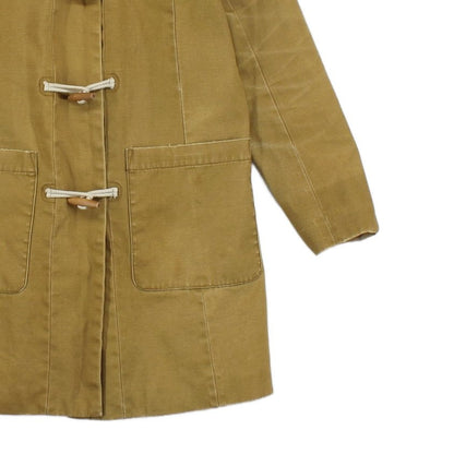 Womens Overcoat Toggle Cotton