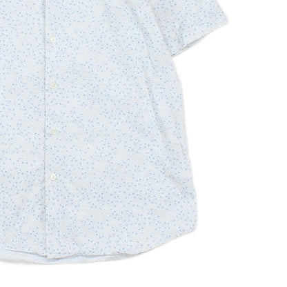 Mens Patterned Shirt Tailored Short Sleeve