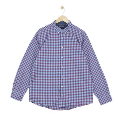 Mens Check Shirt Long Sleeve