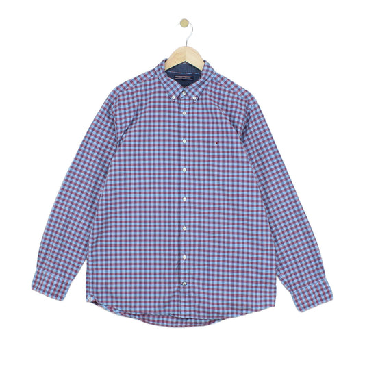 Mens Check Shirt Long Sleeve