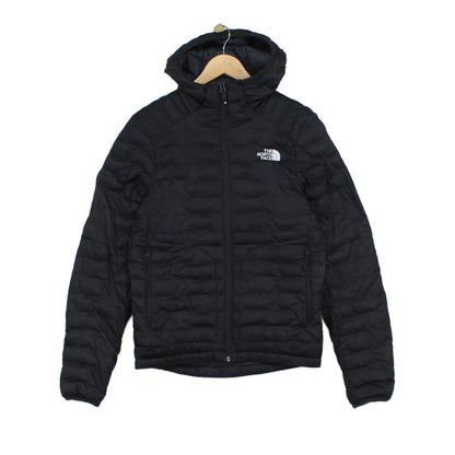 Mens Quilted Jacket Hooded Full Zip