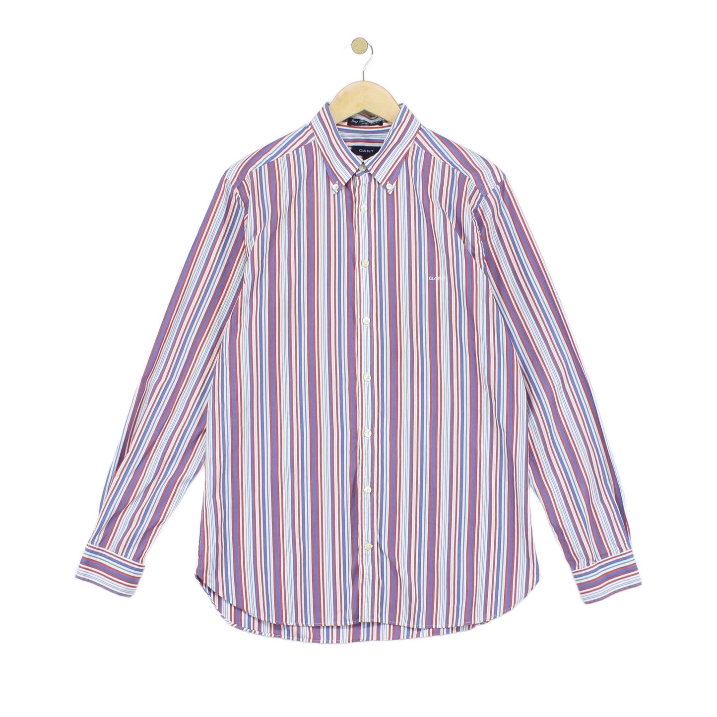 Mens Striped Shirt Long Sleeve Fitted