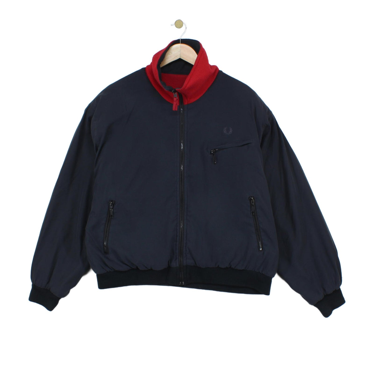 Mens Jacket Full Zip Reversible