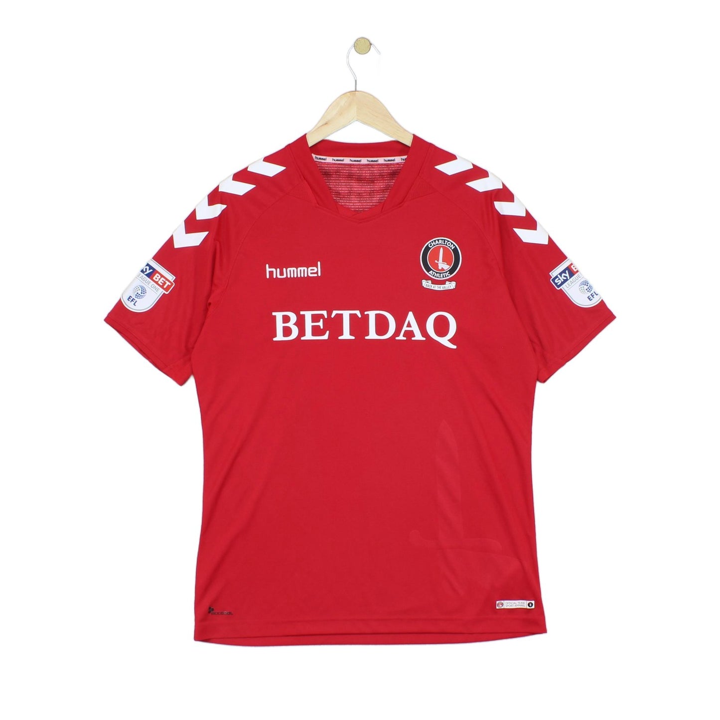 Mens Charlton 2018/19 Football Shirt Home Jersey #66 Clark