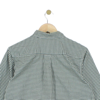 Womens Check Shirt Button Up Long Sleeve