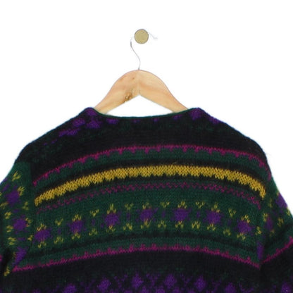Womens Mohair Cardigan Abstract