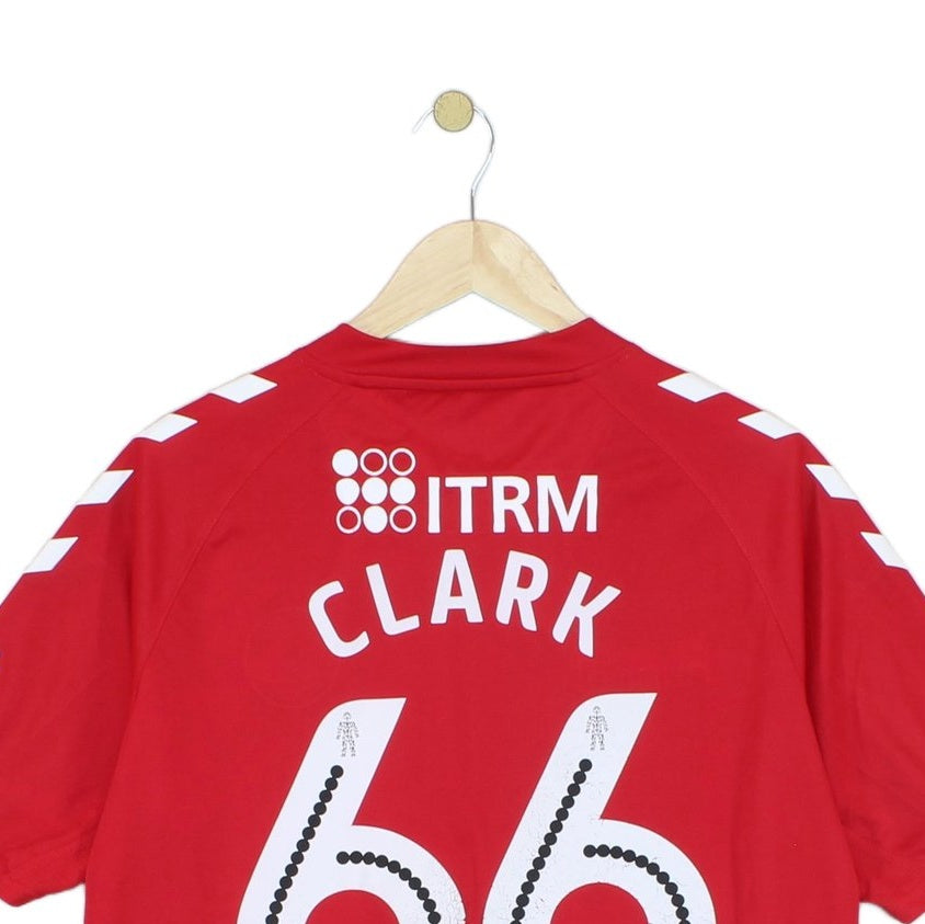 Mens Charlton 2018/19 Football Shirt Home Jersey #66 Clark