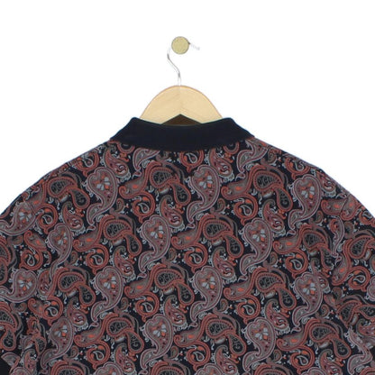 Mens Paisley Polo Shirt Short Sleeve