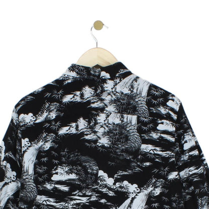 Mens Viscose Shirt Casual Print Patterned