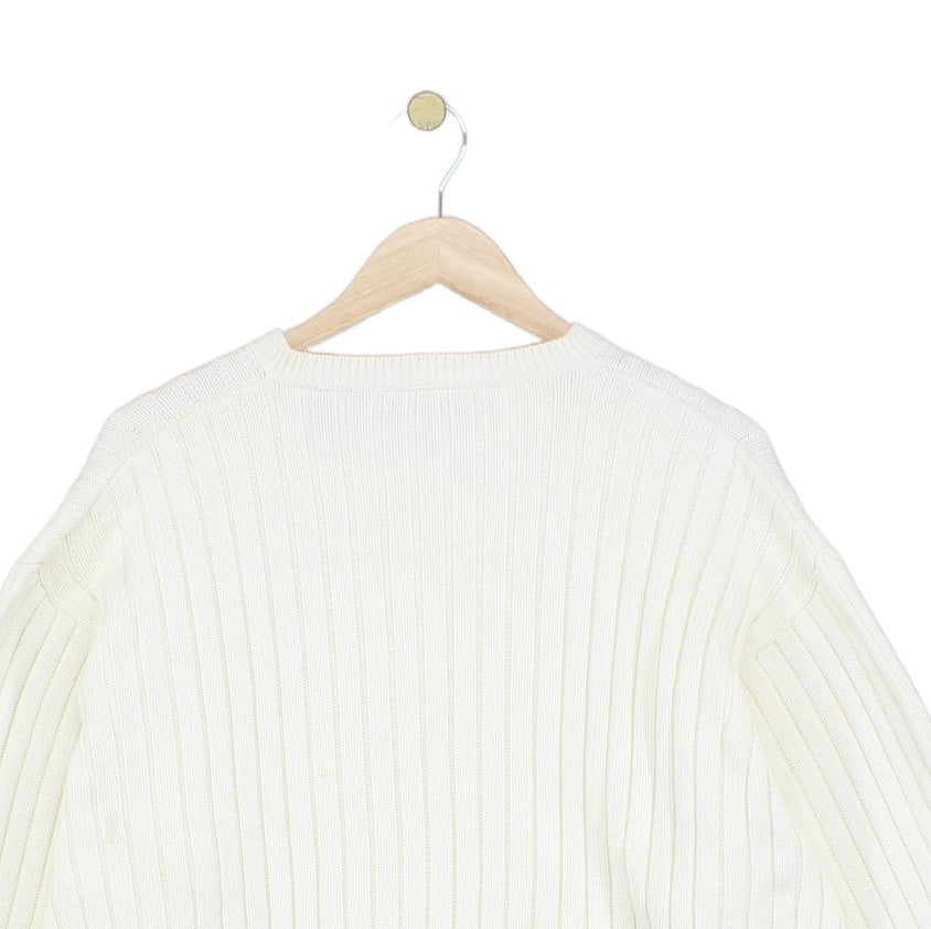 Mens Jumper Knit Ribbed