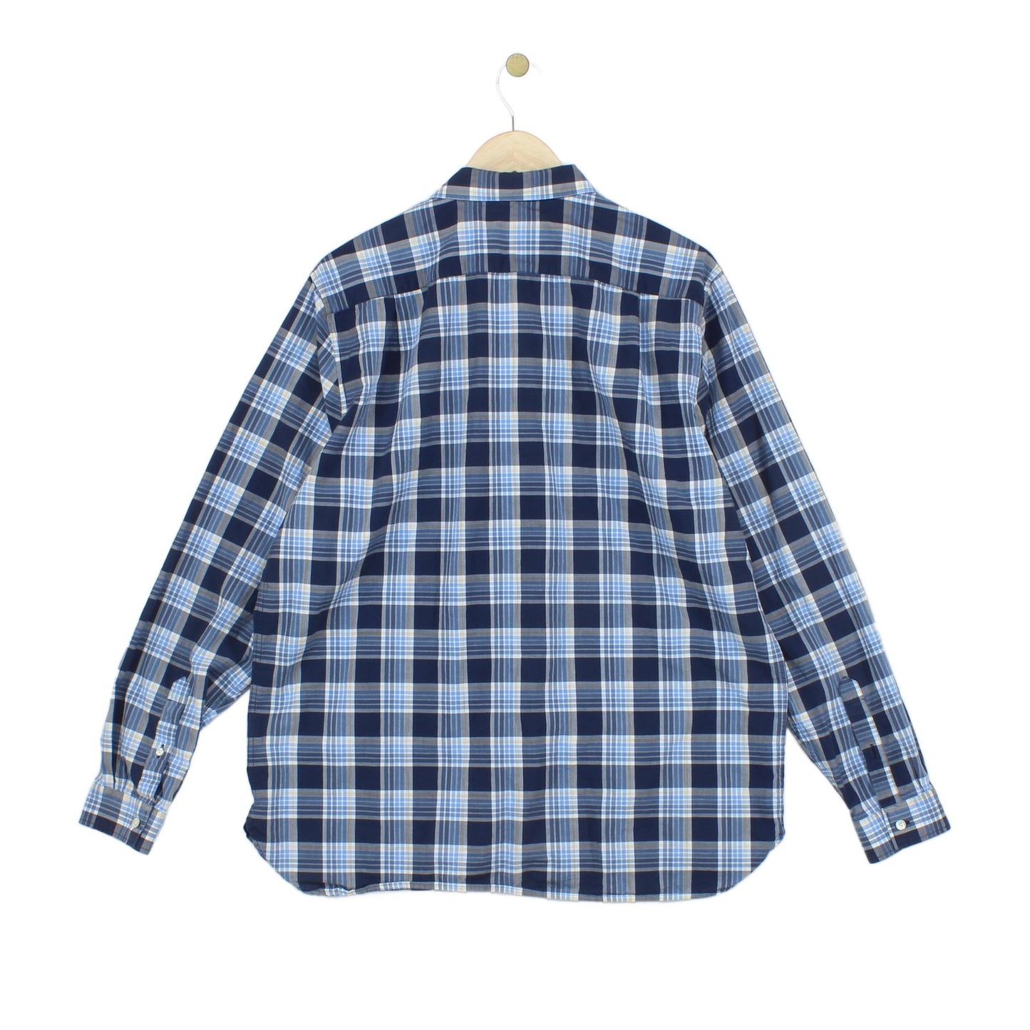 Mens Plaid Shirt Long Sleeve Button Up