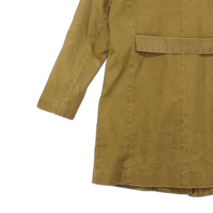 Womens Overcoat Toggle Cotton