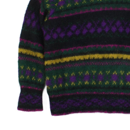 Womens Mohair Cardigan Abstract