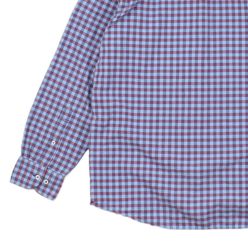 Mens Check Shirt Long Sleeve