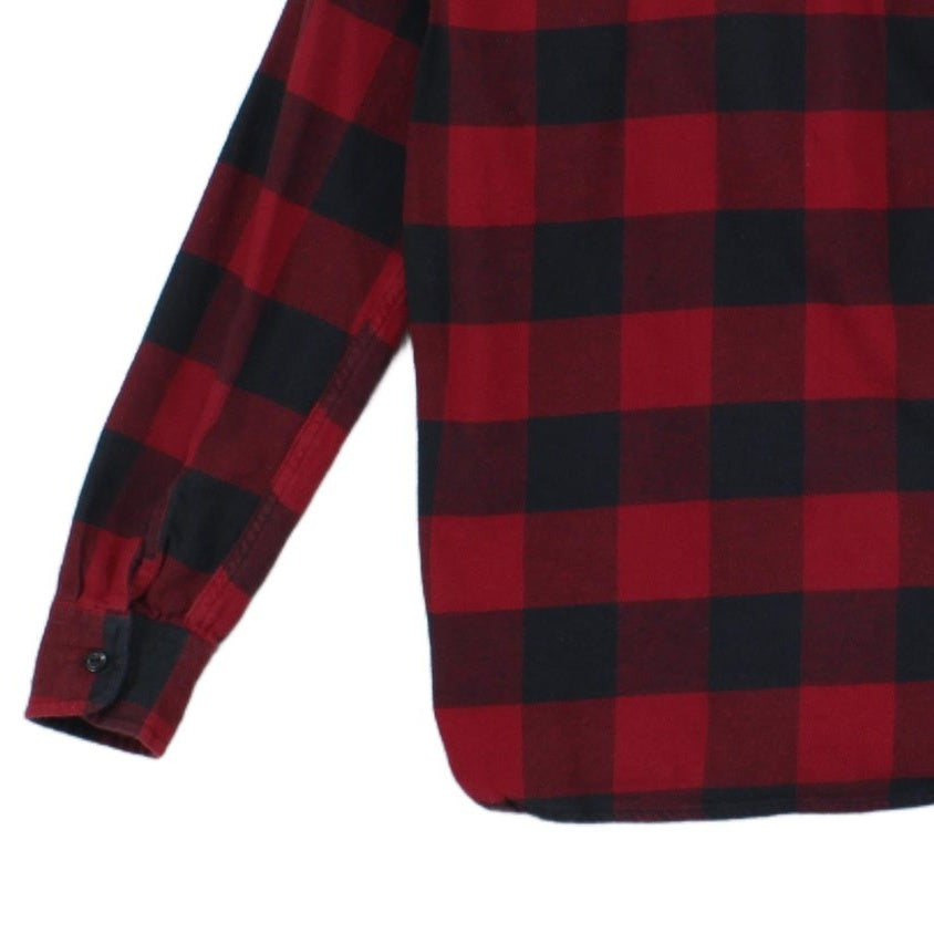 Mens Plaid Shirt Button Up Flannel