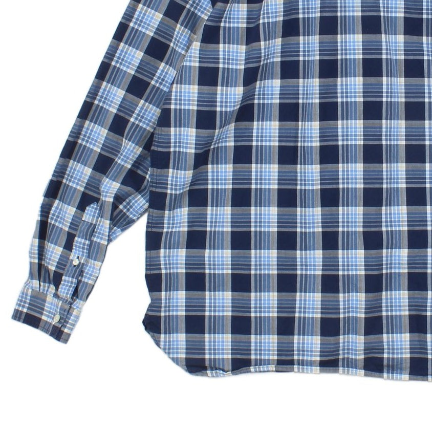 Mens Plaid Shirt Long Sleeve Button Up