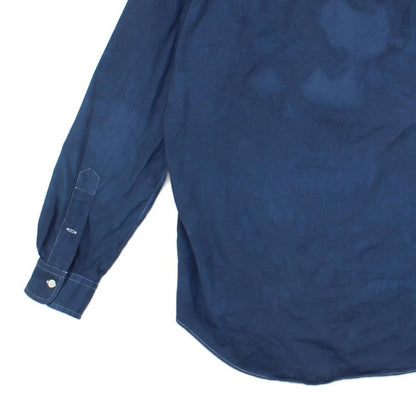 Mens Dyed Shirt Long Sleeve Button Up