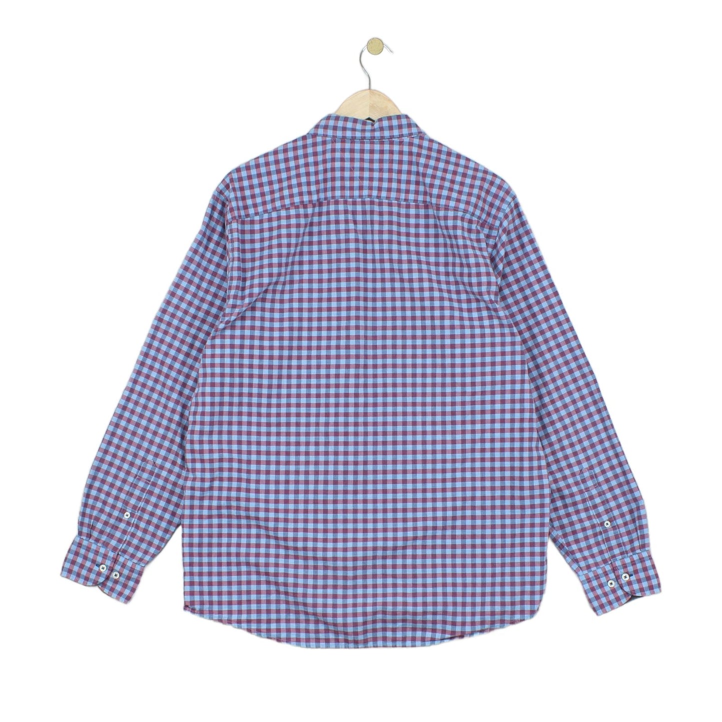 Mens Check Shirt Long Sleeve
