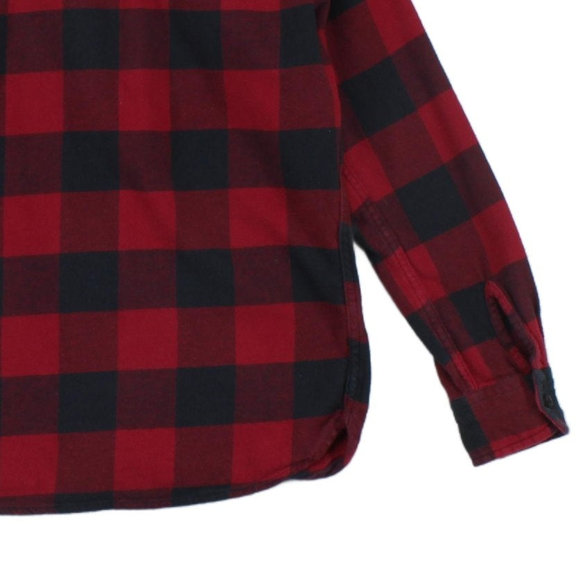 Mens Plaid Shirt Button Up Flannel