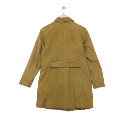 Womens Overcoat Toggle Cotton