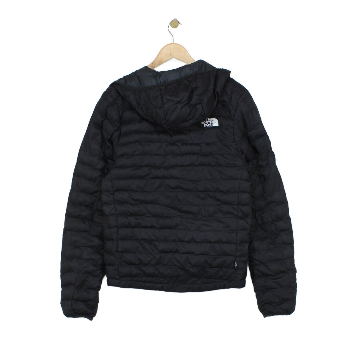 Mens Quilted Jacket Hooded Full Zip