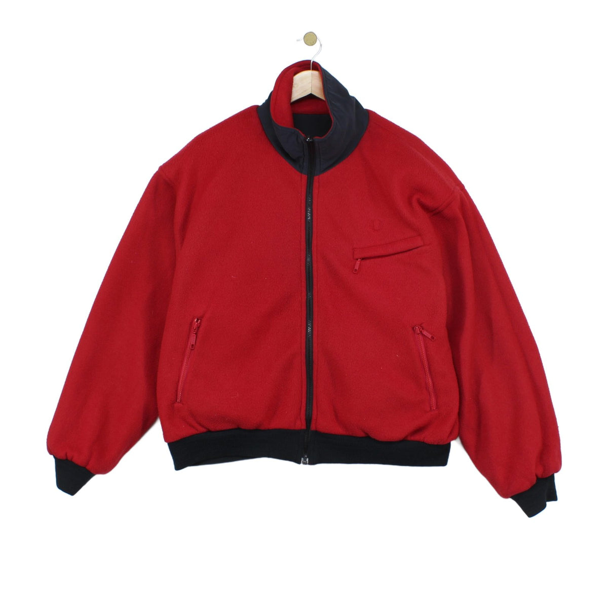Mens Jacket Full Zip Reversible