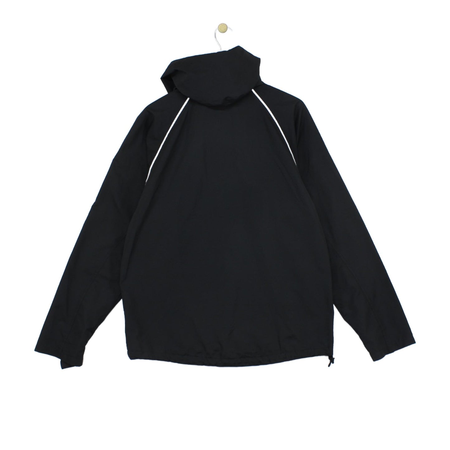 Mens Windproof Jacket 1/4 Zip Hooded Outdoor