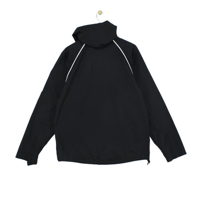 Mens Windproof Jacket 1/4 Zip Hooded Outdoor