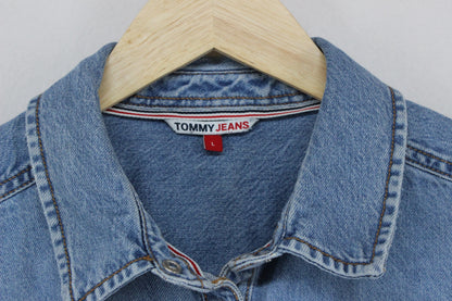 Womens Denim Shirt Dress Long Sleeve