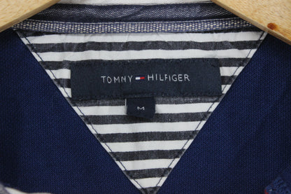 Mens Striped Polo Shirt Short Sleeve Logo