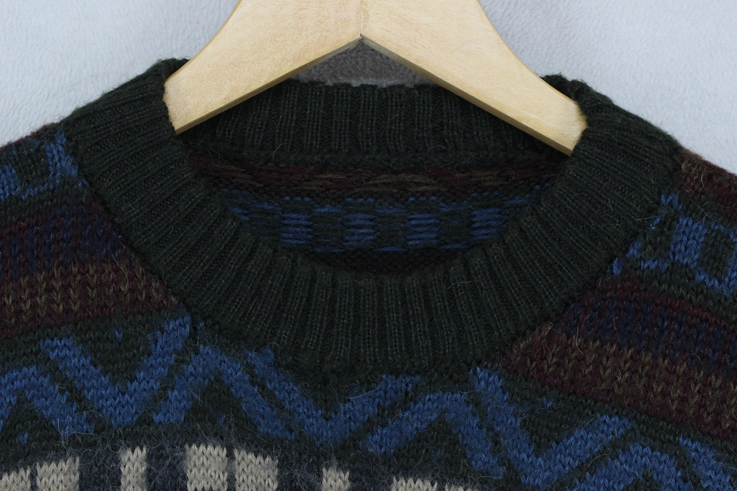 Mens Fair Isle Jumper  Patterned Knit