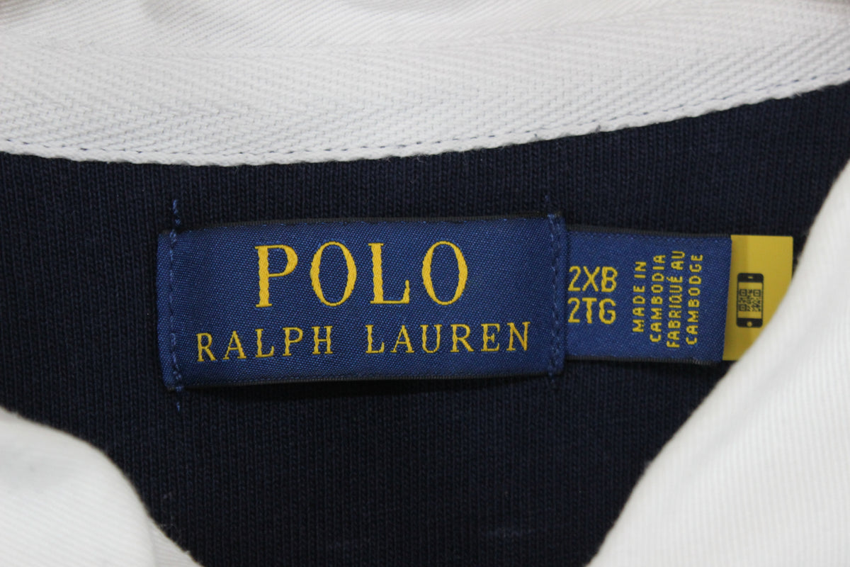 Mens Polo Shirt Long Sleeve Collared Classic