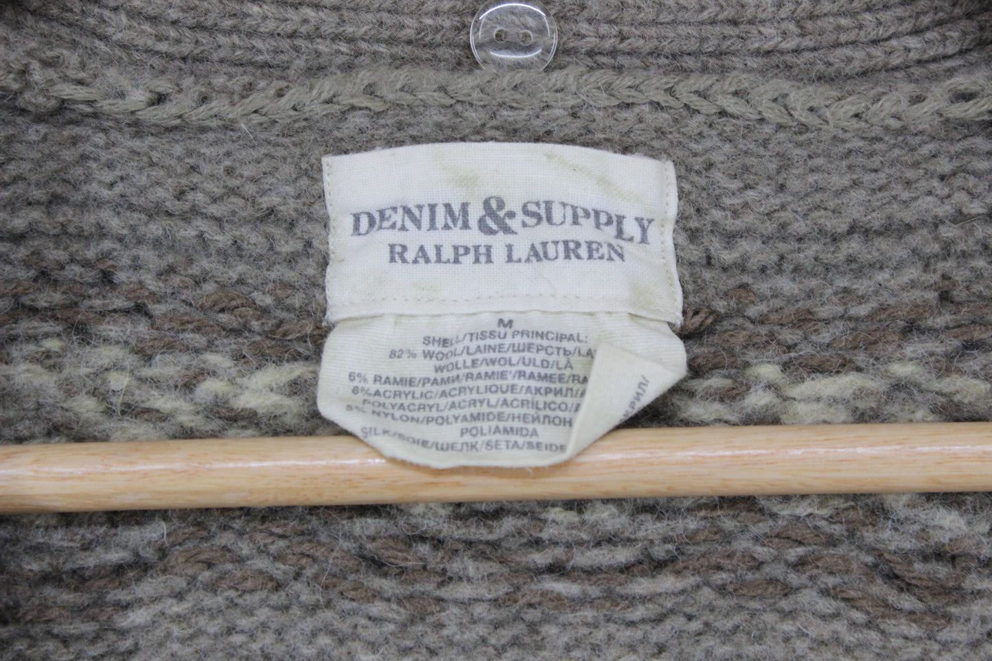 Womens Cardigan Vest Reindeer Knit