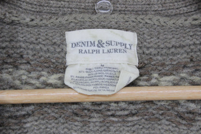 Womens Cardigan Vest Reindeer Knit
