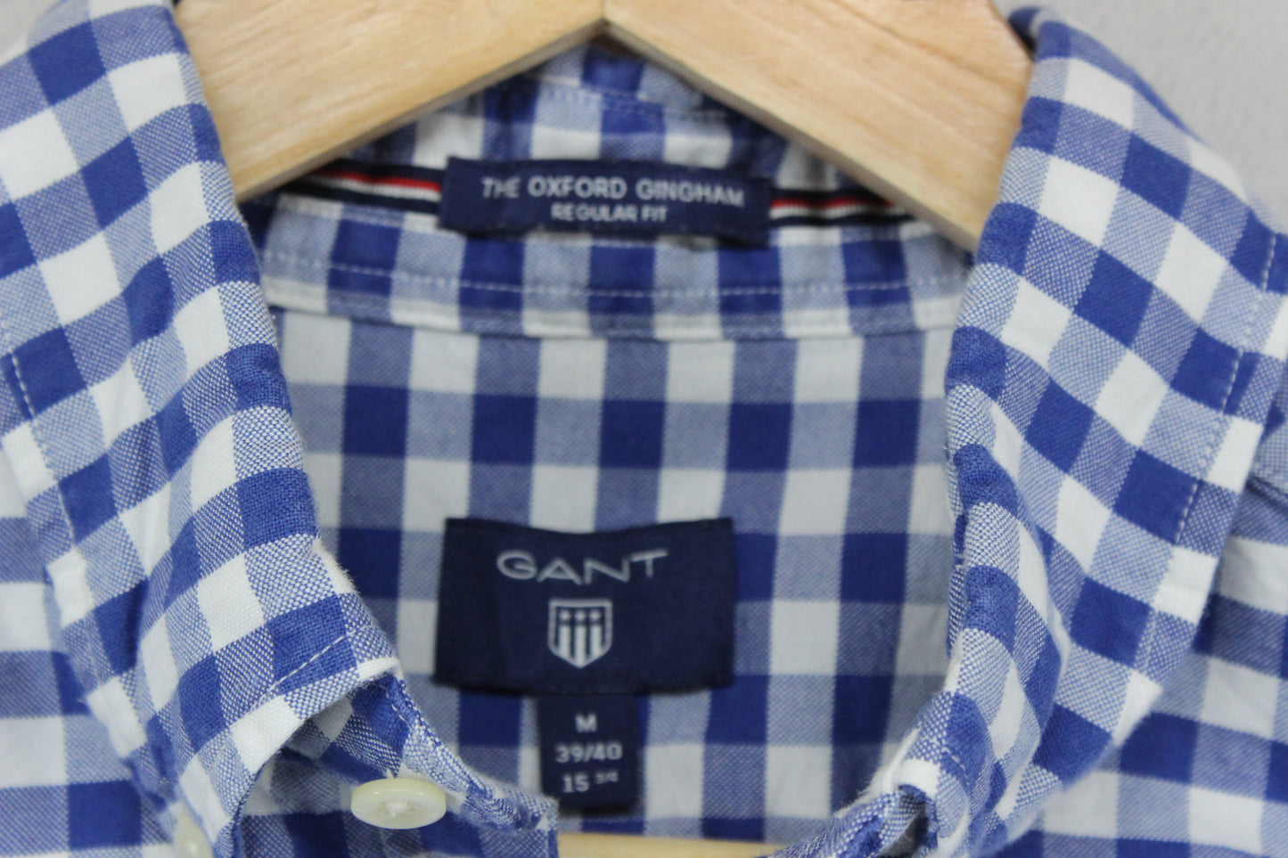 Mens Check Shirt Gingham Button Up Regular Fit