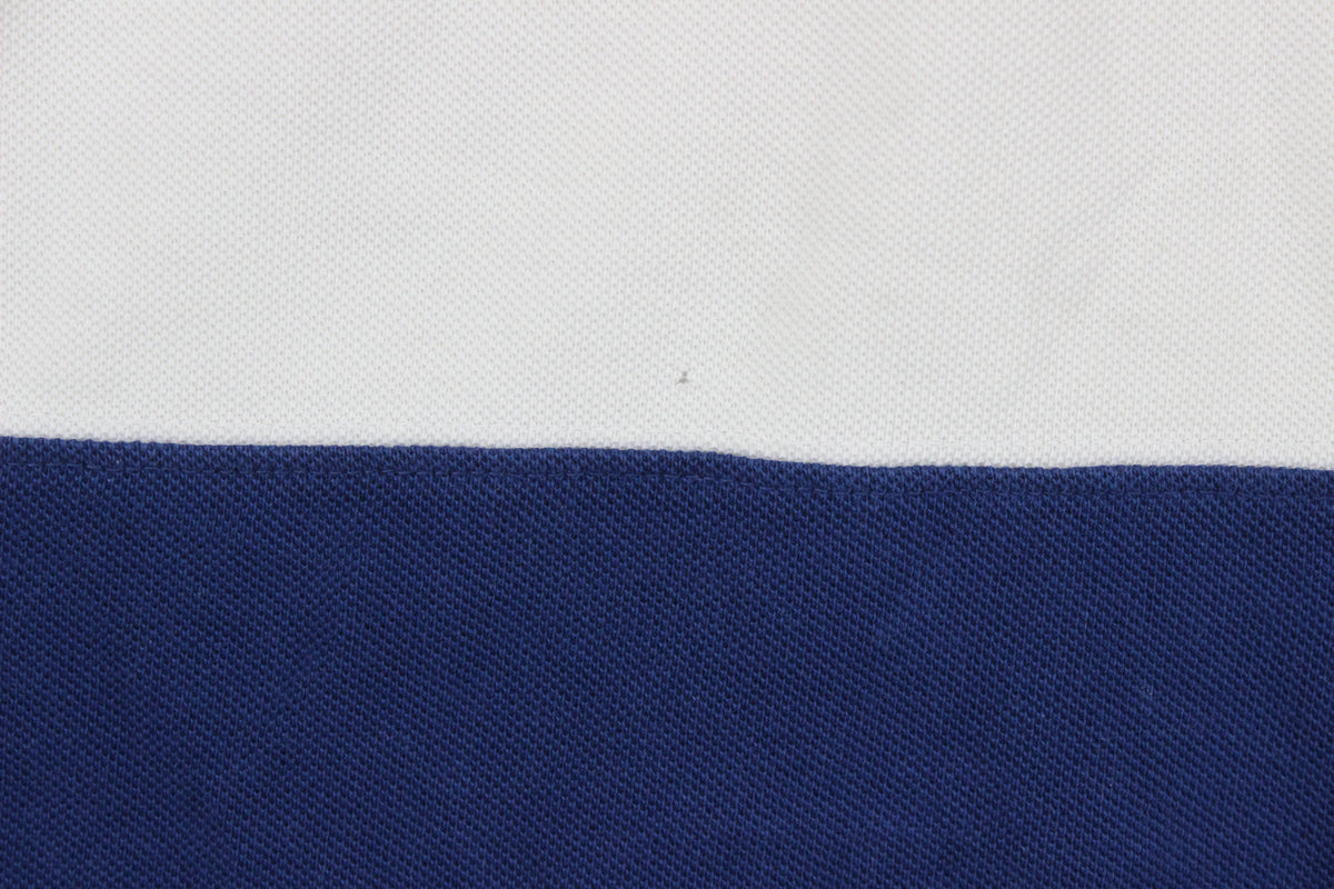 Mens Striped Polo Shirt Short Sleeve Logo
