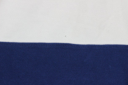 Mens Striped Polo Shirt Short Sleeve Logo
