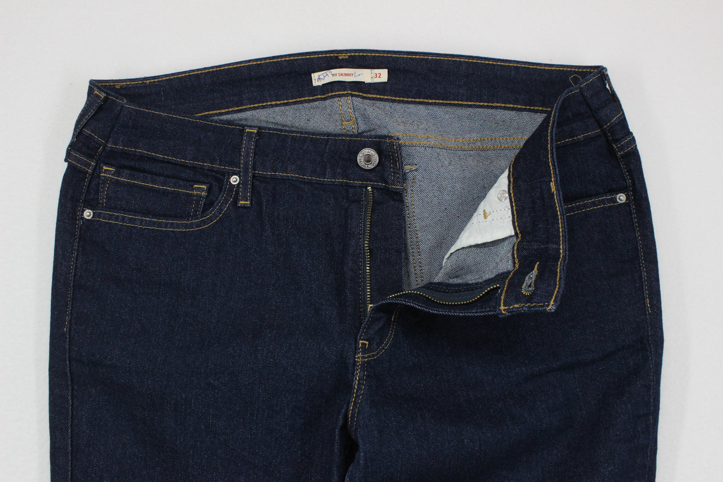 Womens 711 Jeans Denim Skinny Stretch