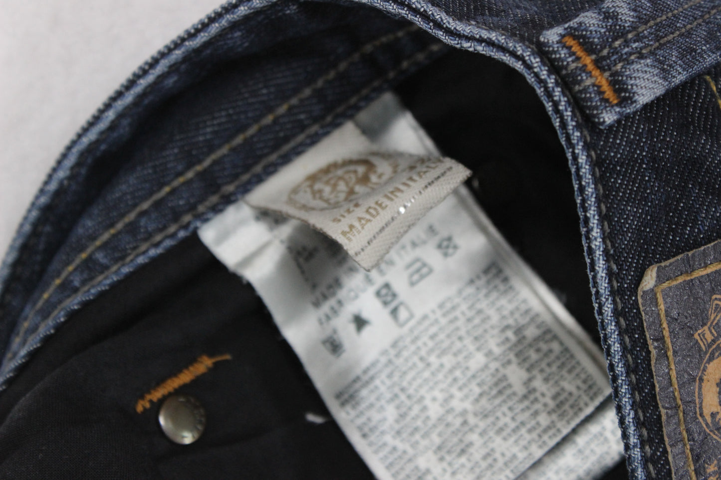 Mens Larkee Jeans Regular Straight Made In Italy