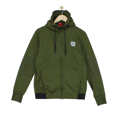 Mens Air Max Hoodie Full Zip Khaki