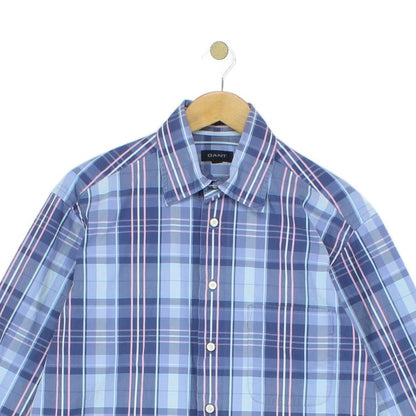 Mens Plaid Shirt Button Up Long Sleeve